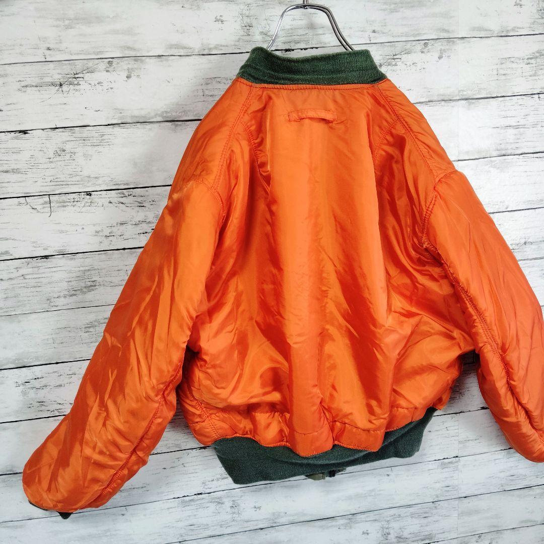 【USA製】アルファインダストリーズ　ma-1フライトジャケット　ideal L