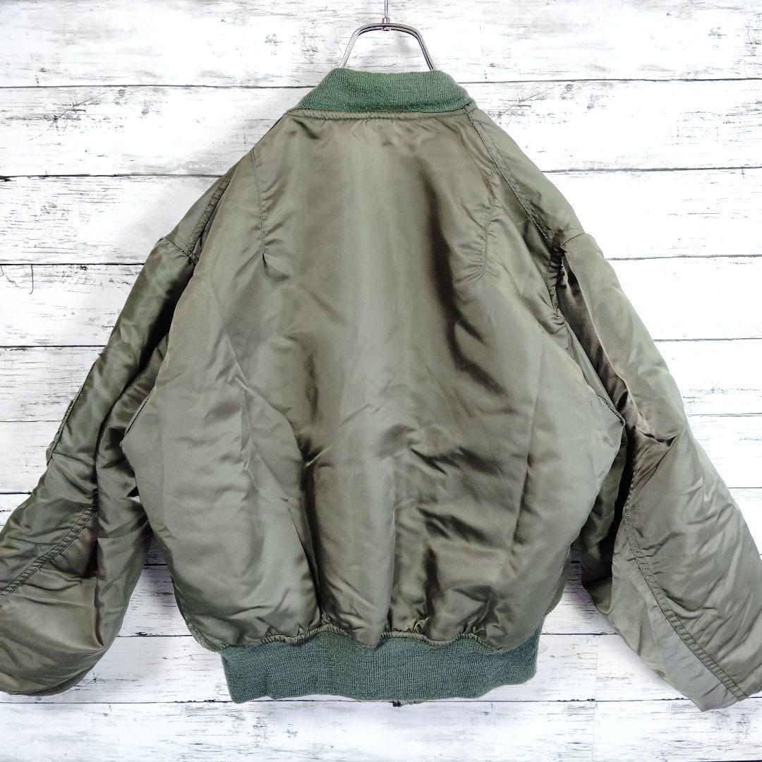 【USA製】アルファインダストリーズ　ma-1フライトジャケット　ideal L