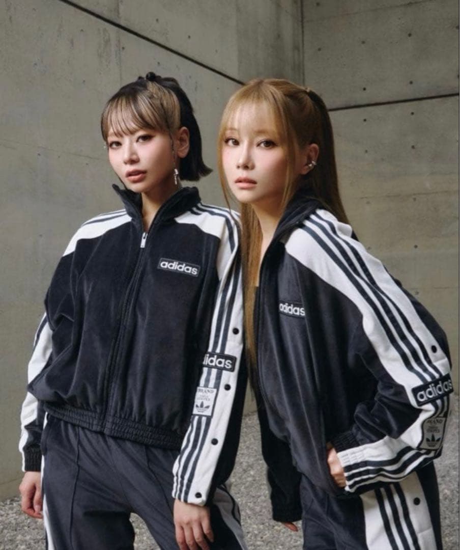 匿*名様 adidas W ADIBREAK VELOUR TP XL パンツの