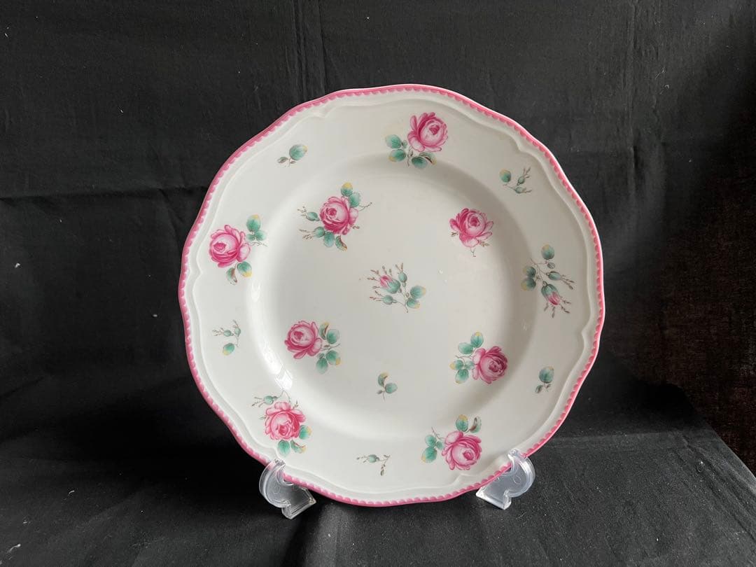 リチャードジノリ　アンティックローズ　プレート　24cm