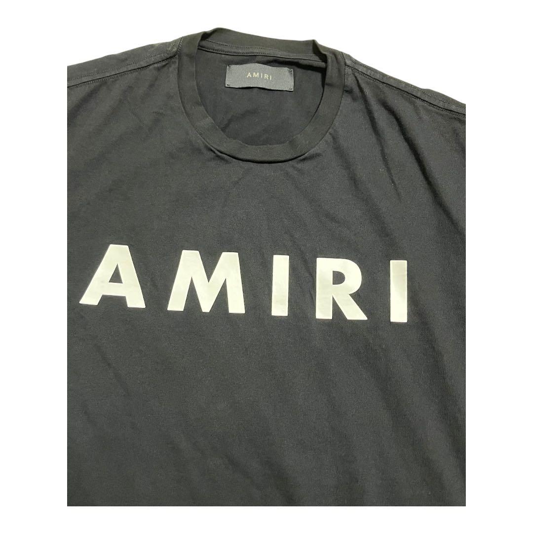 【最安値】AMIRI アミリ ロゴ Tシャツ ブラック 正規品 超美品