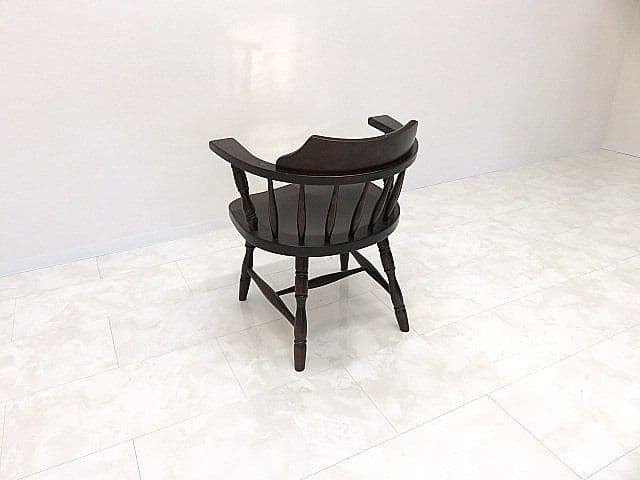ユ*ン様 北海道民芸家具 樺無垢材キャプテンチェア 　ボウバックチェア/ウィンザ