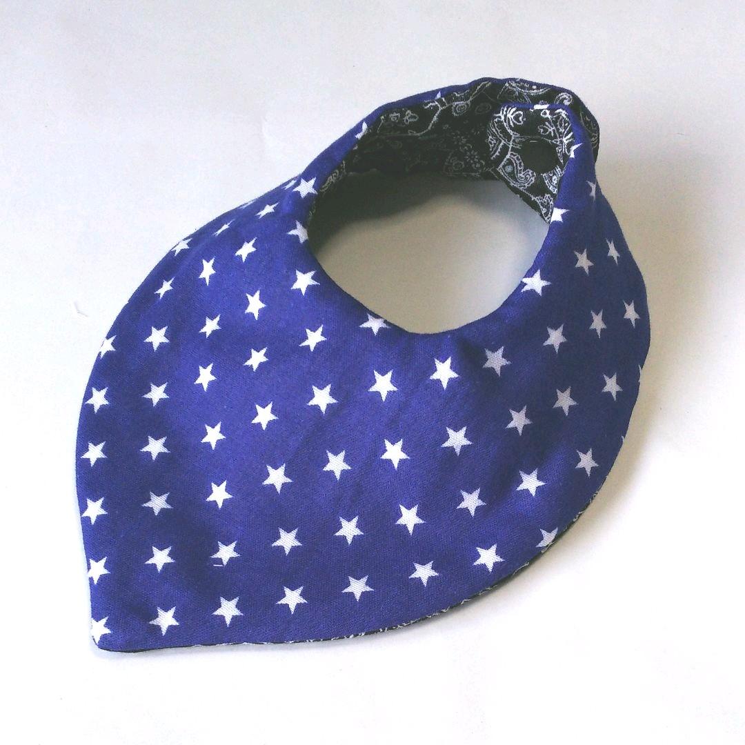 バンダナ風スタイ  【ハンドメイド】