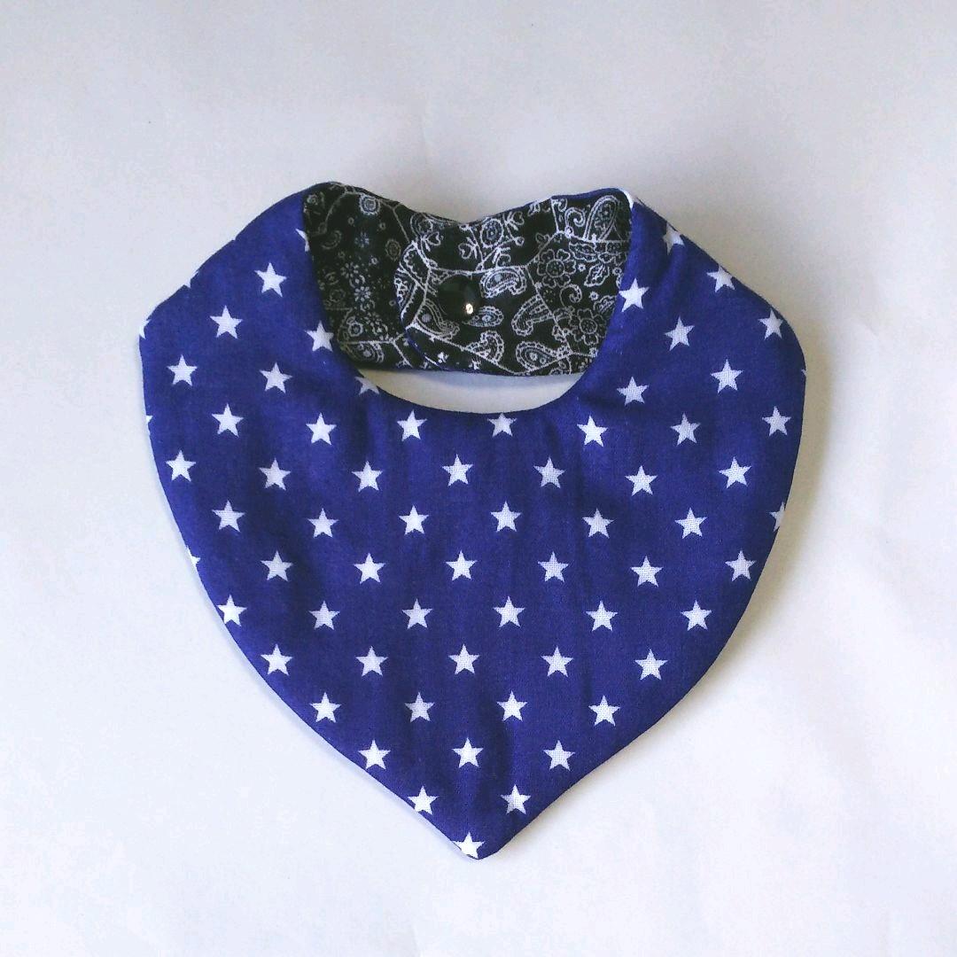 バンダナ風スタイ  【ハンドメイド】