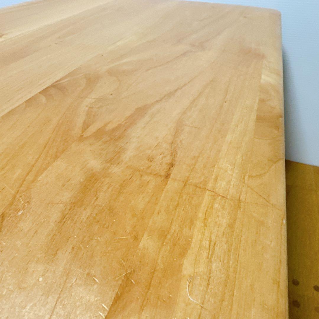 ニトリ 無垢材 天然木 センターテーブル アルナス110