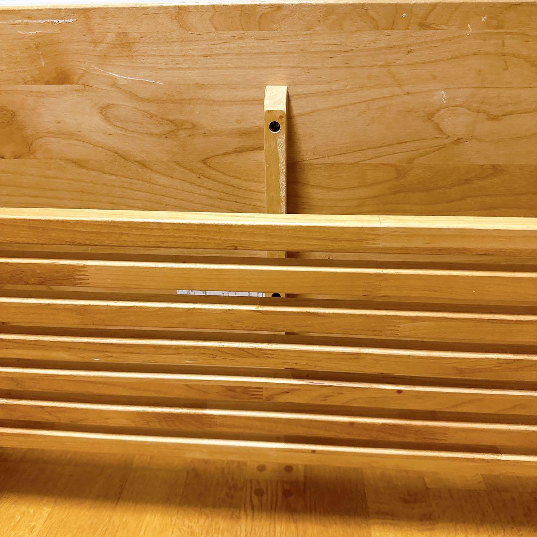 ニトリ 無垢材 天然木 センターテーブル アルナス110