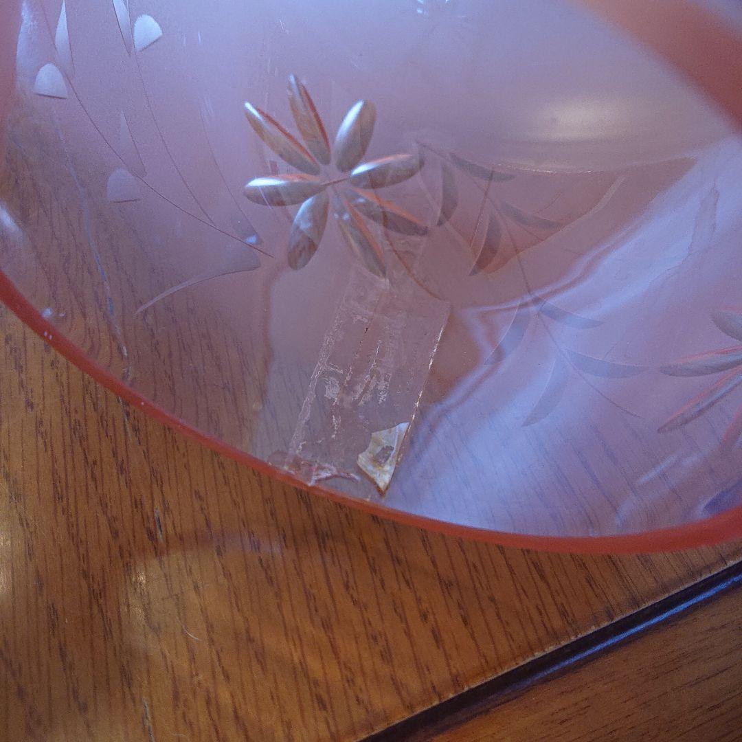 アンティーク ピンク花模様シャンデリア