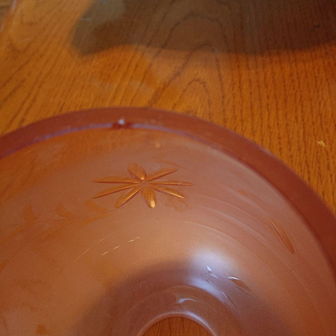 アンティーク ピンク花模様シャンデリア