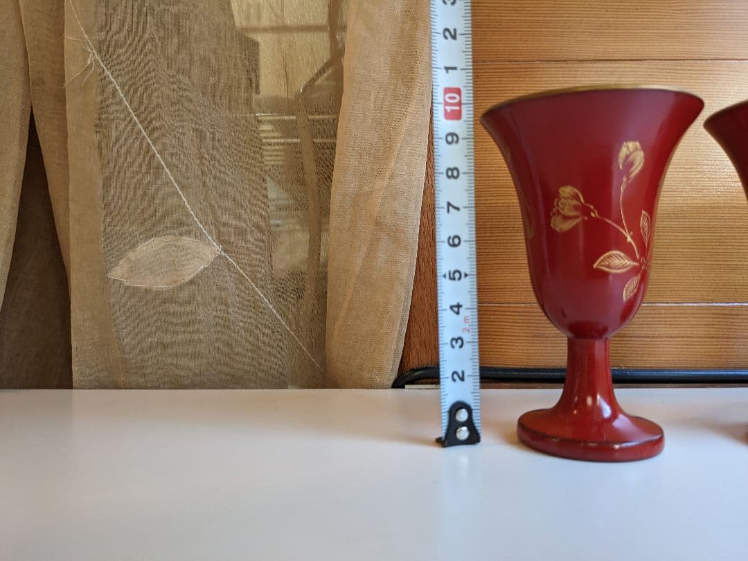 漆　桜の彫の酒器　コブレット　酒器　向付