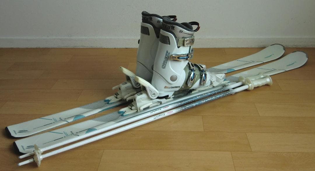 ■■送料無料■ELAN■女性用スキー4点セット■146/24.5■メンテ付■■