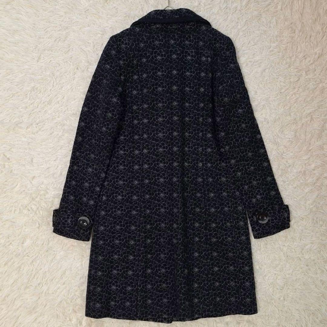 美品✨️TOCCA トッカ 花柄ロングコート 総刺繍 アウター 総柄 ボタン