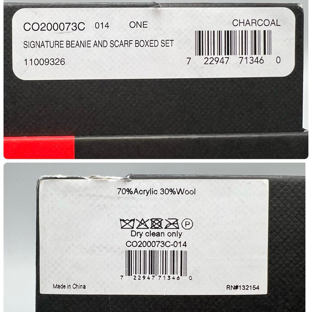 ◆新品 COACHシグネチャー リバーシブル マフラー ユニセックス◆