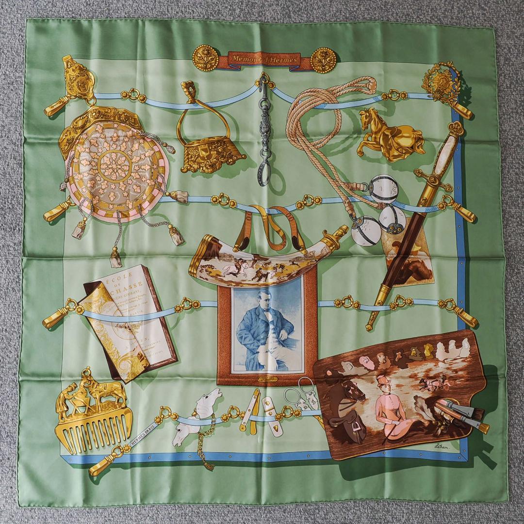HERMES エルメス スカーフ Memoire d'Hermes