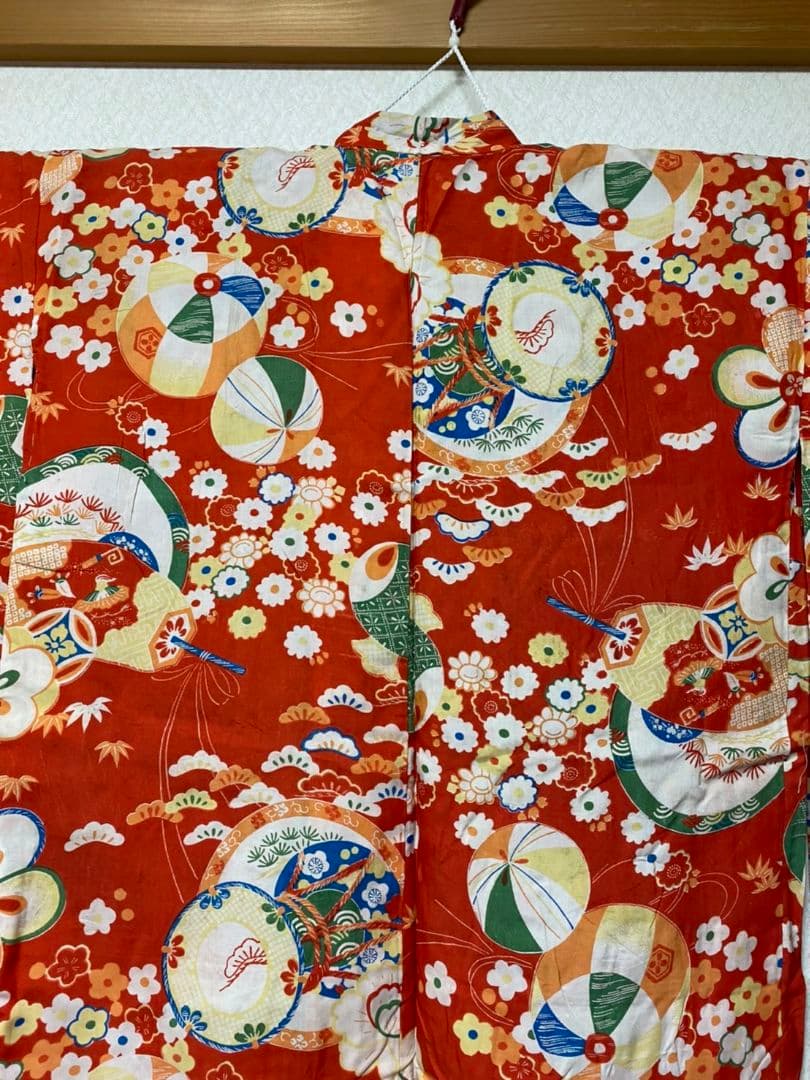 No.31その2アンティーク子供着物着丈75センチ裄丈51.5センチ