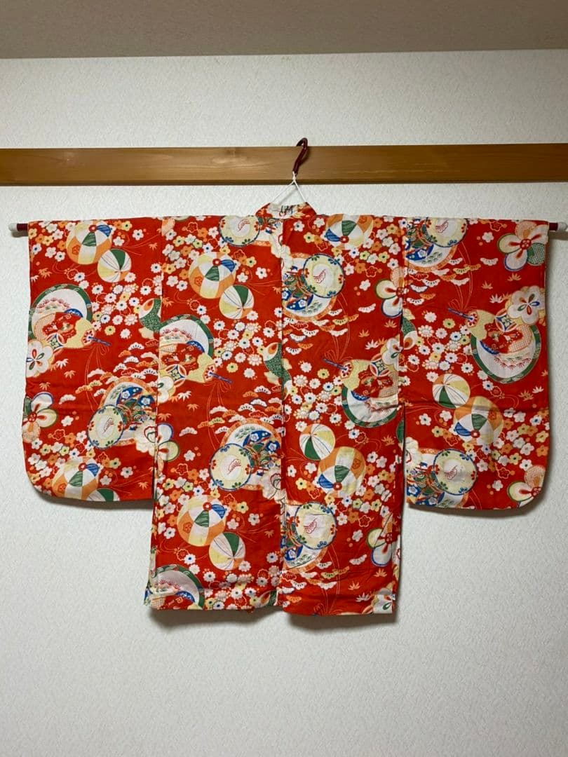 No.31その2アンティーク子供着物着丈75センチ裄丈51.5センチ