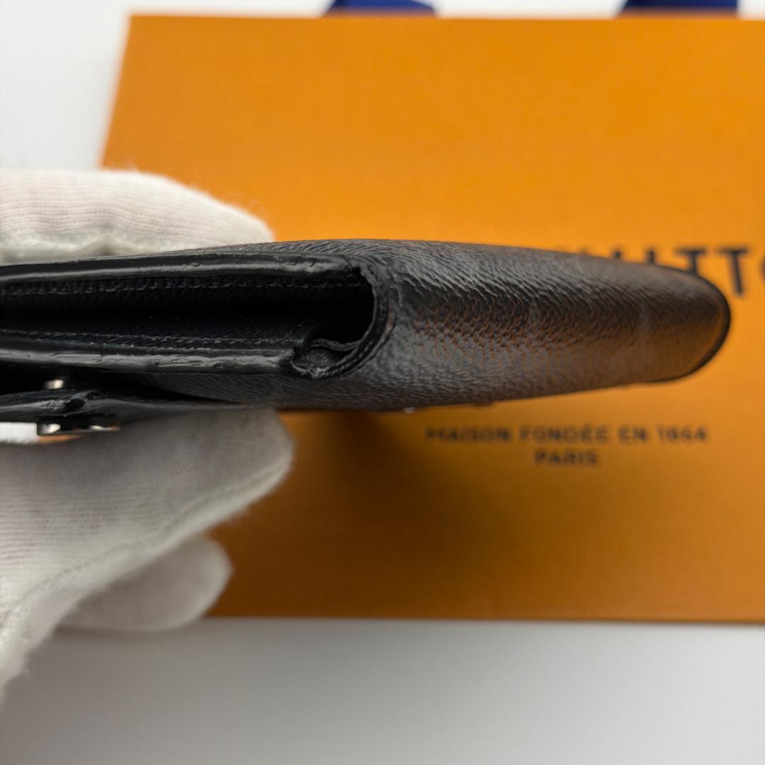 【美品】ルイヴィトン モノグラム エクリプス チェーン コンパクト ウォレット