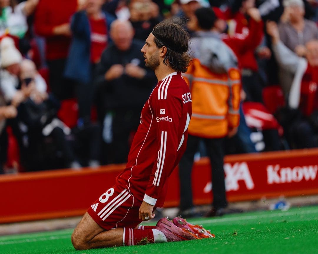 リバプール 25/26 ユニフォーム ホーム 長袖 オーセンティック ソボスライ