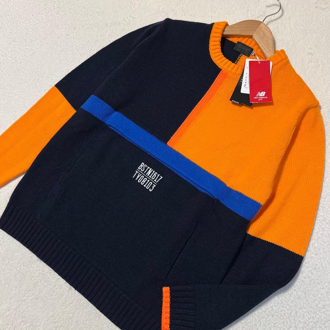 newbalance golfクルーネックセーター　★新品タグ付き