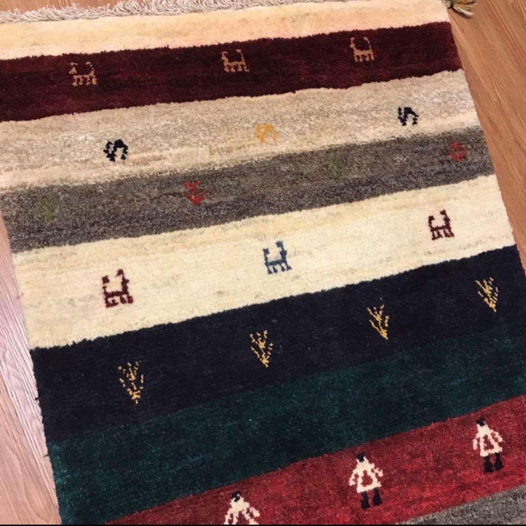 ペルシャギャッベ (ギャベ) ラグサイズ No:5138