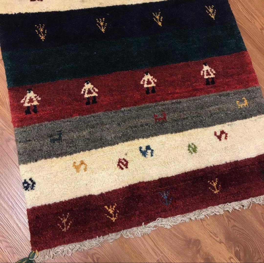 ペルシャギャッベ (ギャベ) ラグサイズ No:5138