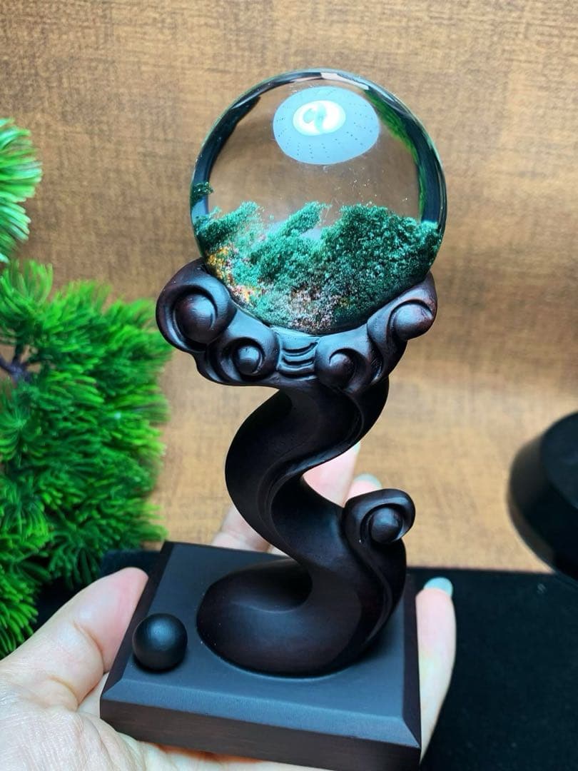 ⭐︎【極上品】天然 グリーン ガーデン クォーツ 置物 86g