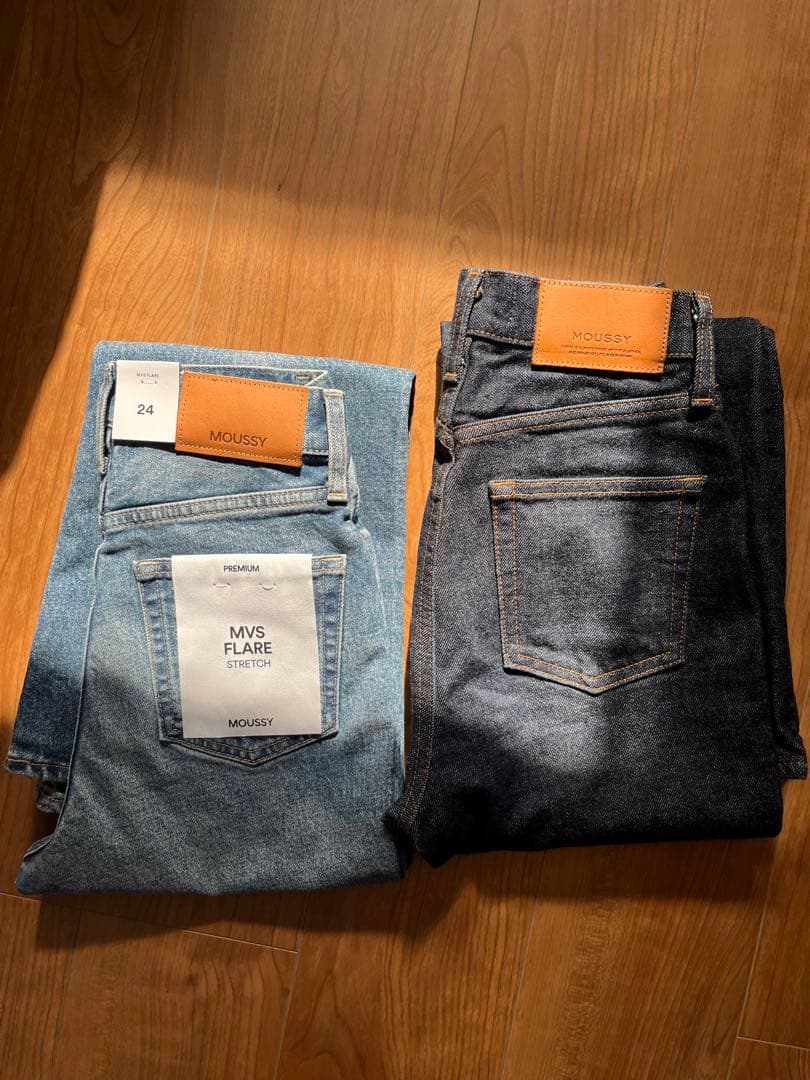 MOUSSY mvsフレア24サイズ 2色セット