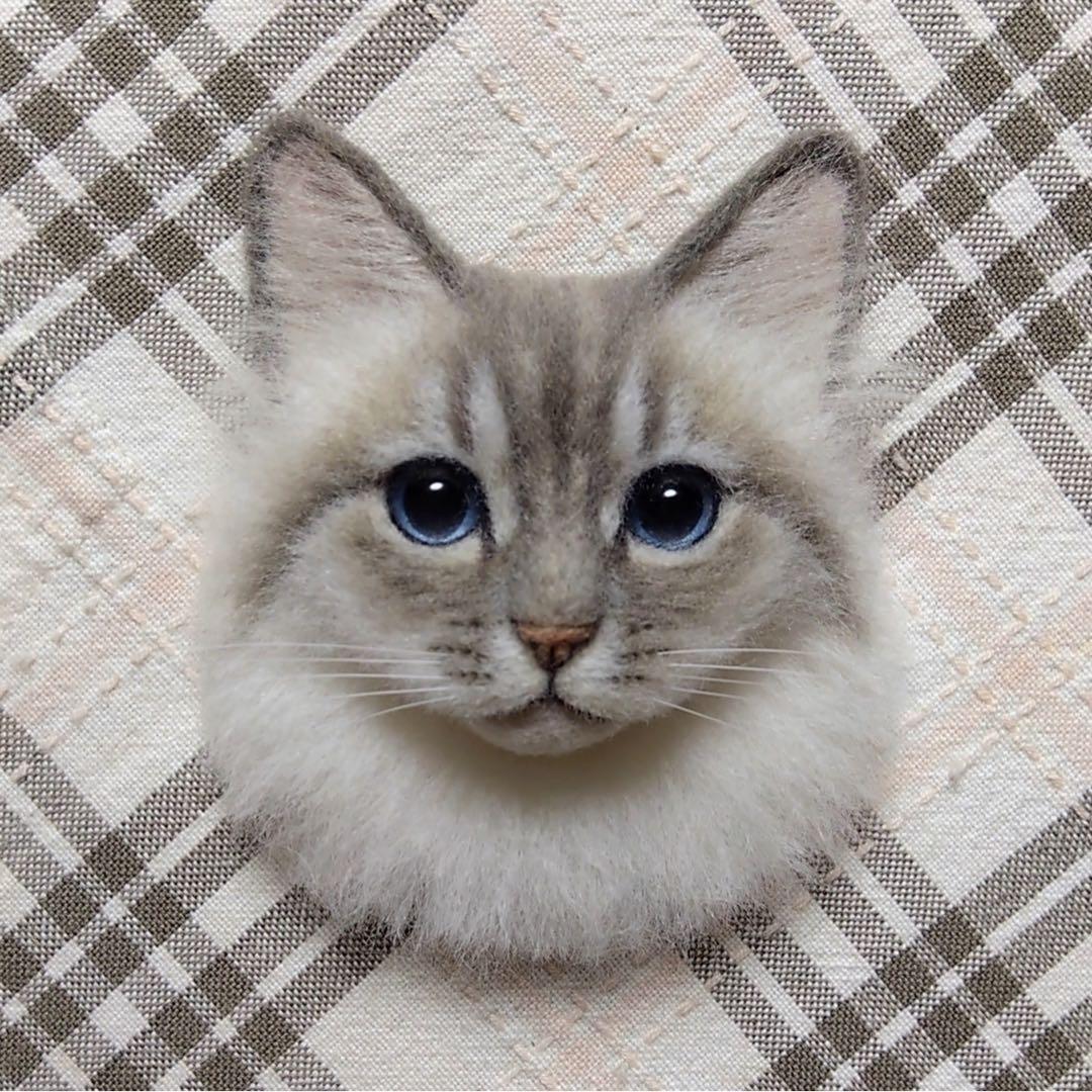 羊毛フェルト 猫 ハンドメイド としこ