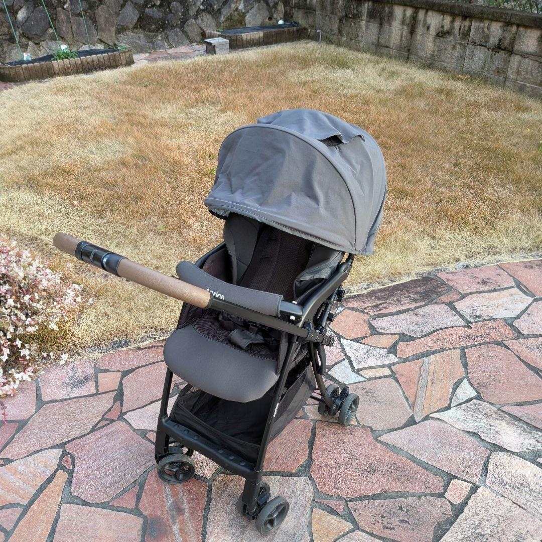 【美品】Aprica カルーンエアーメッシュAB　ベビーカー