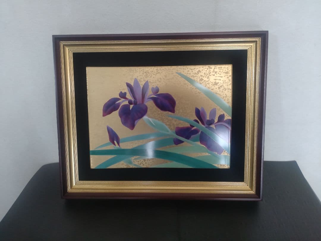 ノリタケハンドペイント　カキツバタ