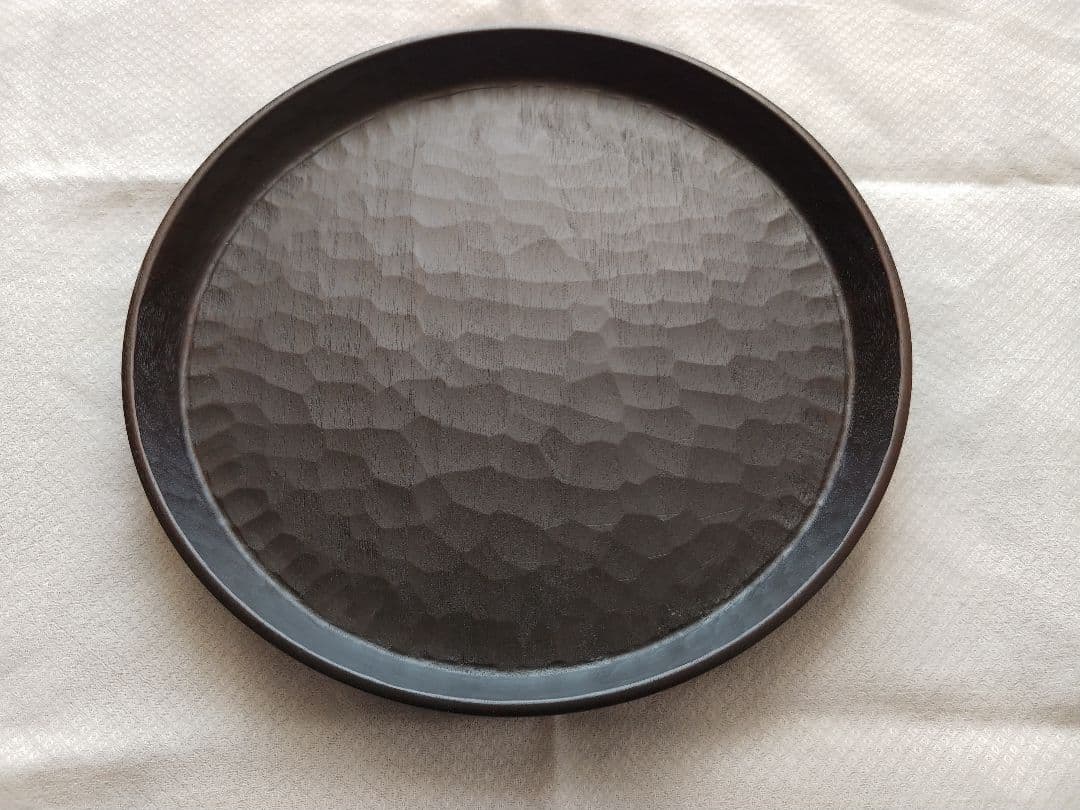 三谷龍二　黒漆　盆　トレイ　27cm　年末までの出品