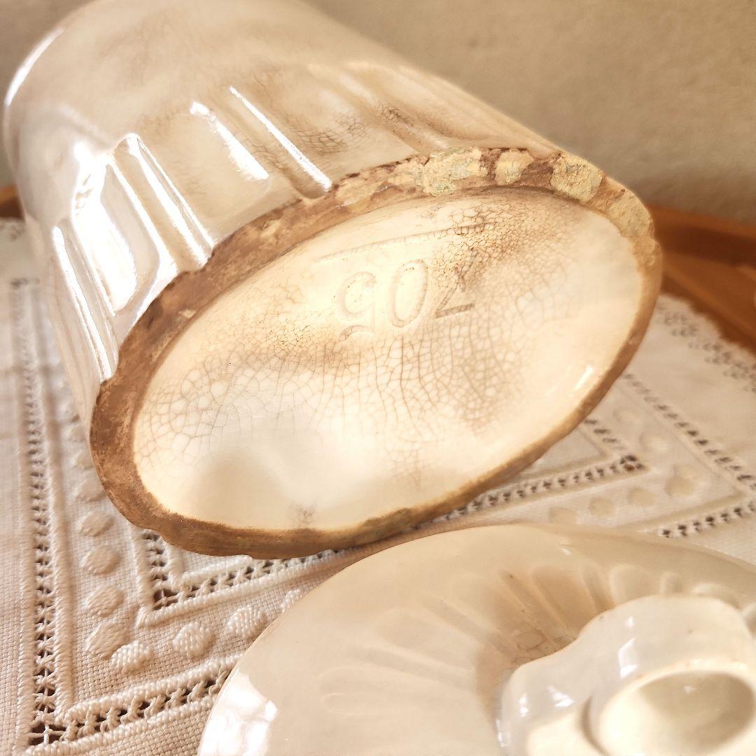 フランス　モザイク模様　キャニスター 5点セット　ブロカント