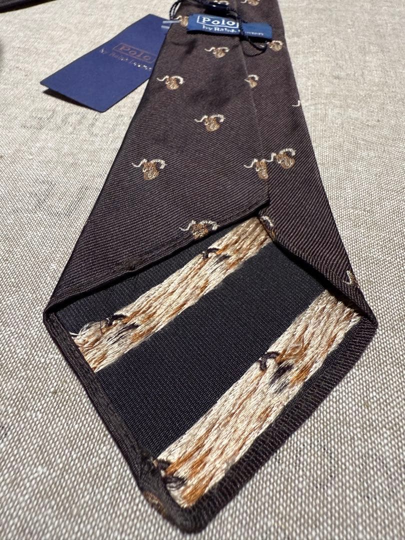 【新品】Ralph Lauren／スフォデラート／バッファロー柄／Italy製