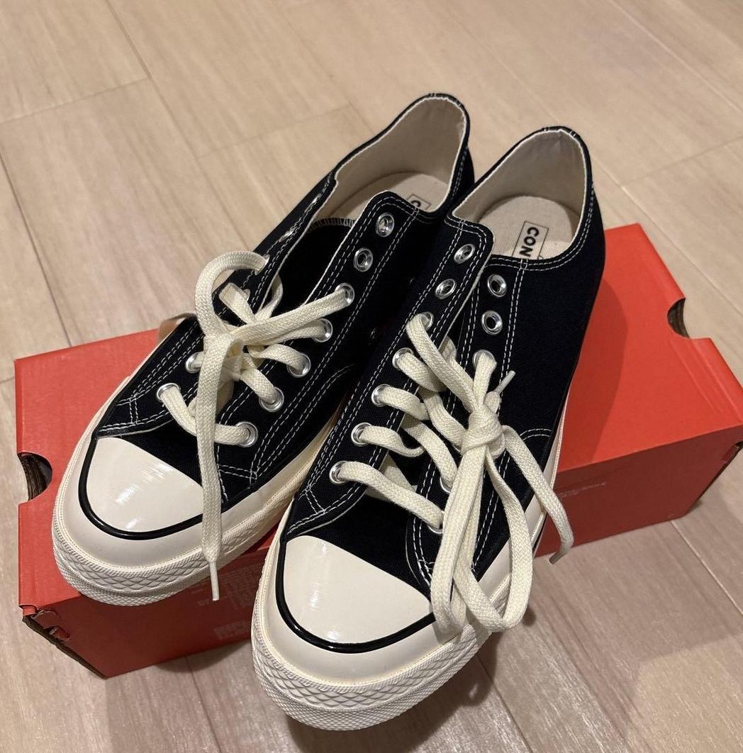 【未使用】ブラック CT70 ローカット ox 27.5cm