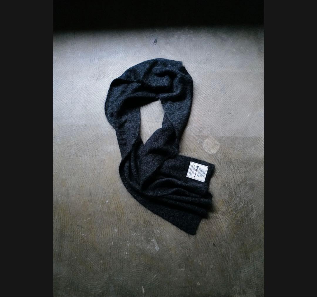 小物 anytee Kid Mohair Neckwear Scarf D.Gray