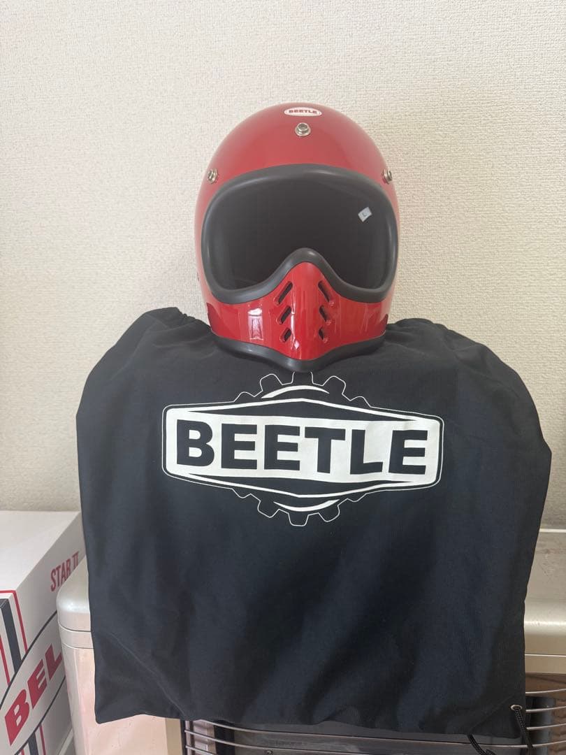 ヘルメット ビートル MTX Lsize 新品未使用 赤 レッド