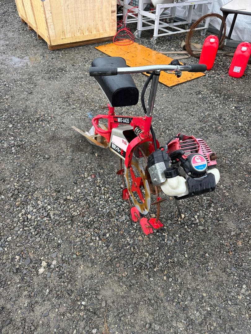 ハンドル可動 丸山 田面ライダーE MKF-A435 JK型 乗用溝切機