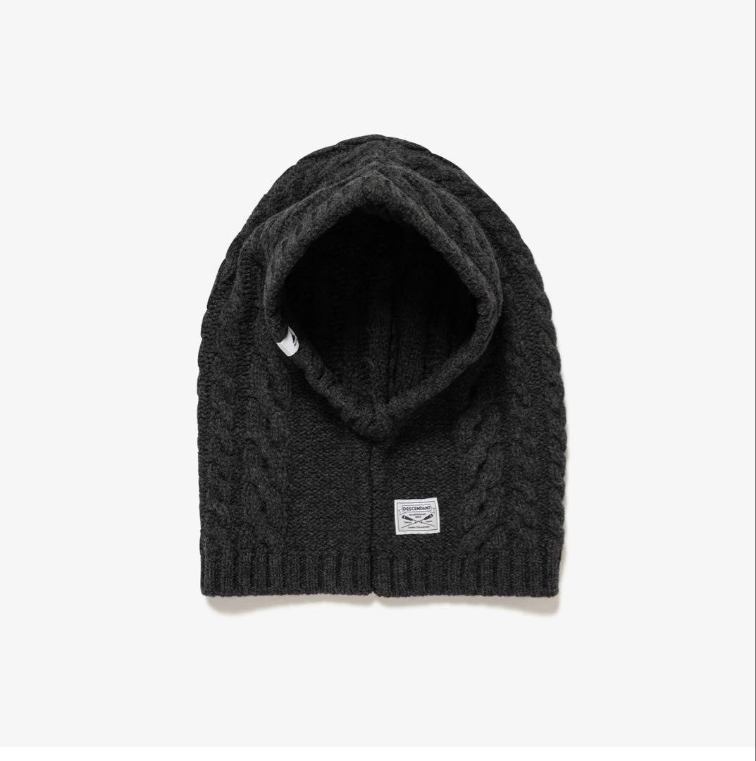 DESCENDANT SPEAR HOOD WORMER チャコール