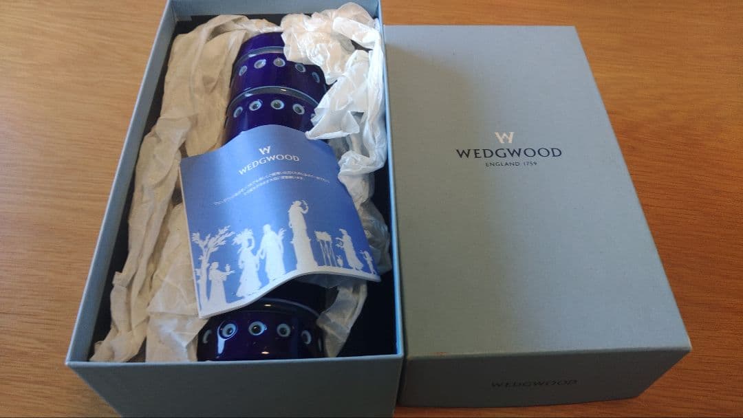 ウェッジウッド クリスタル ジェネシス フラワーベース