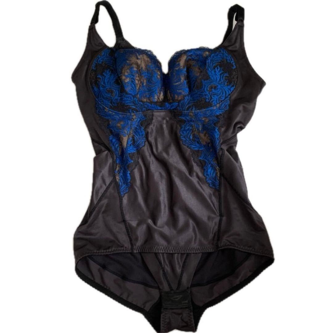 た*や様 美品　マルコ カーヴィシャス 補正下着 ボディスーツ ブラック　F