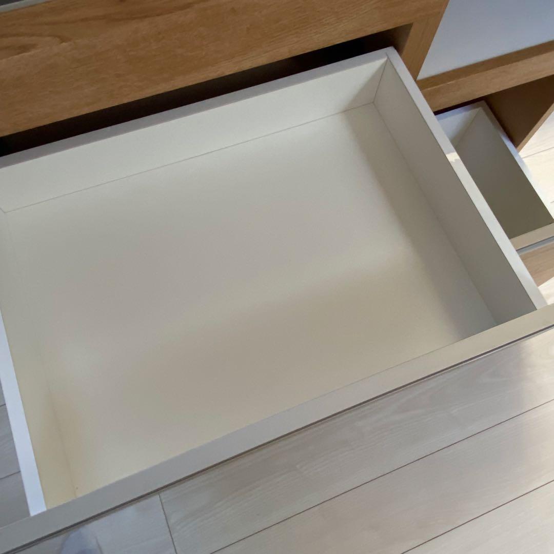 ニトリ　キッチンボード　リガーレ　100 木目調