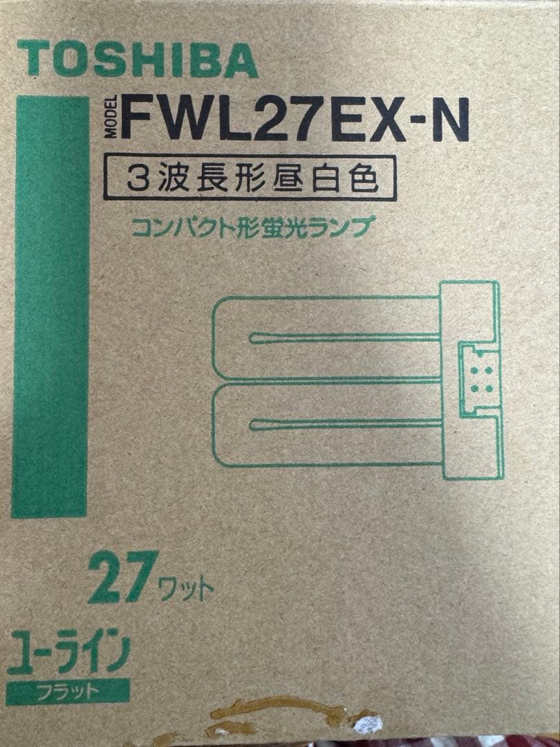TOSHIBA FWL27EX-N 27W 蛍光灯 4個セット