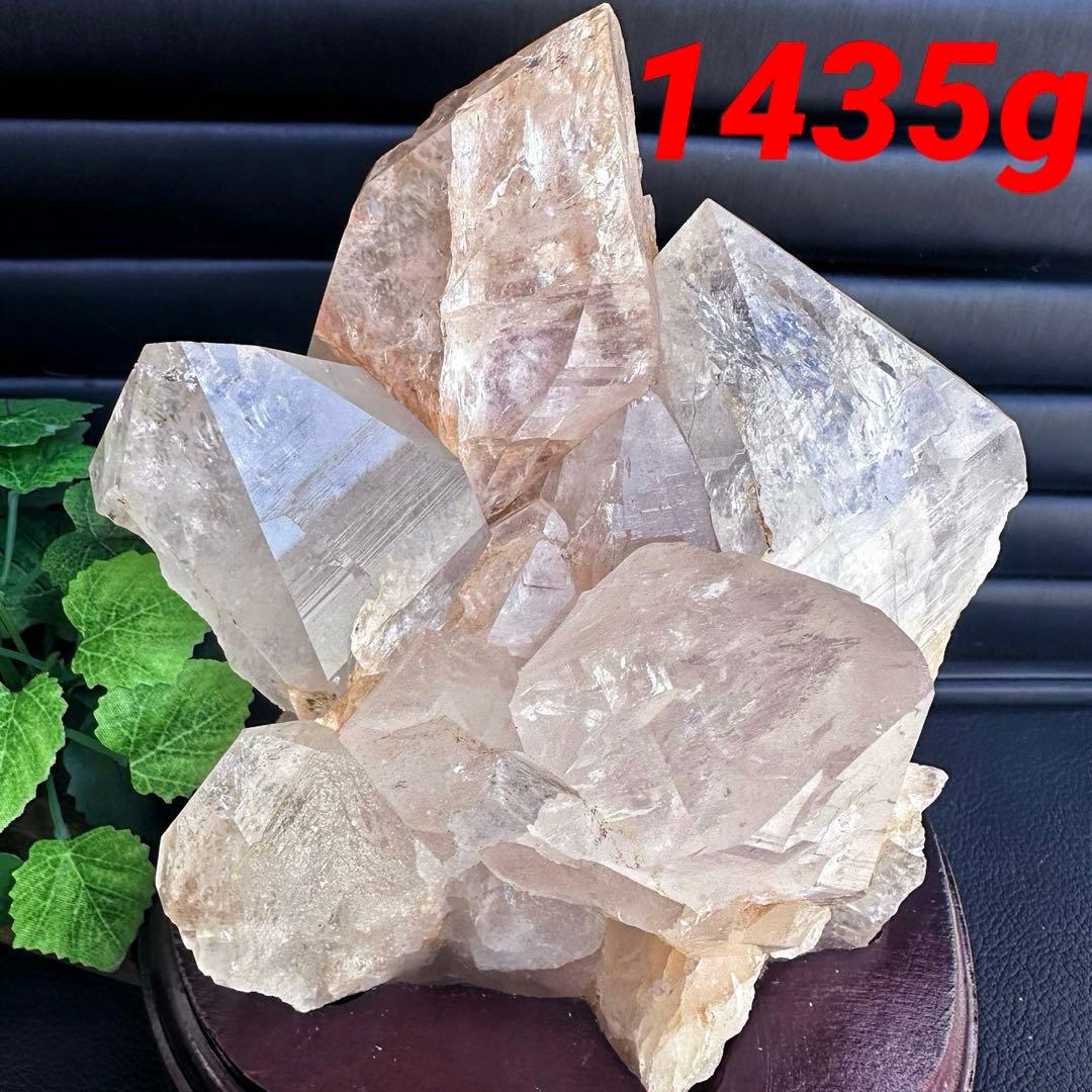 希少❗️超綺麗♡レインボー☆超強いパワー ヒマラヤ水晶 クラスター天然石A1445