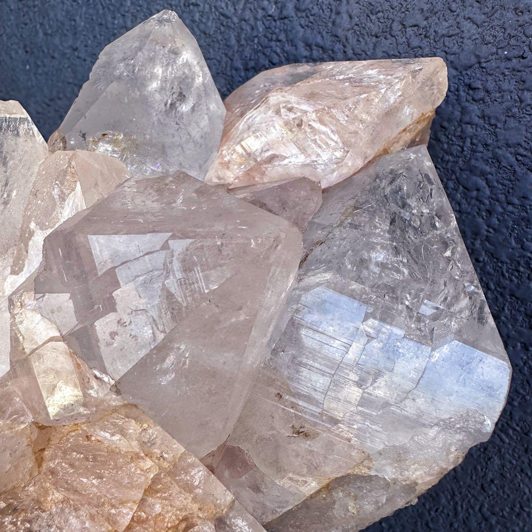 希少❗️超綺麗♡レインボー☆超強いパワー ヒマラヤ水晶 クラスター天然石A1445