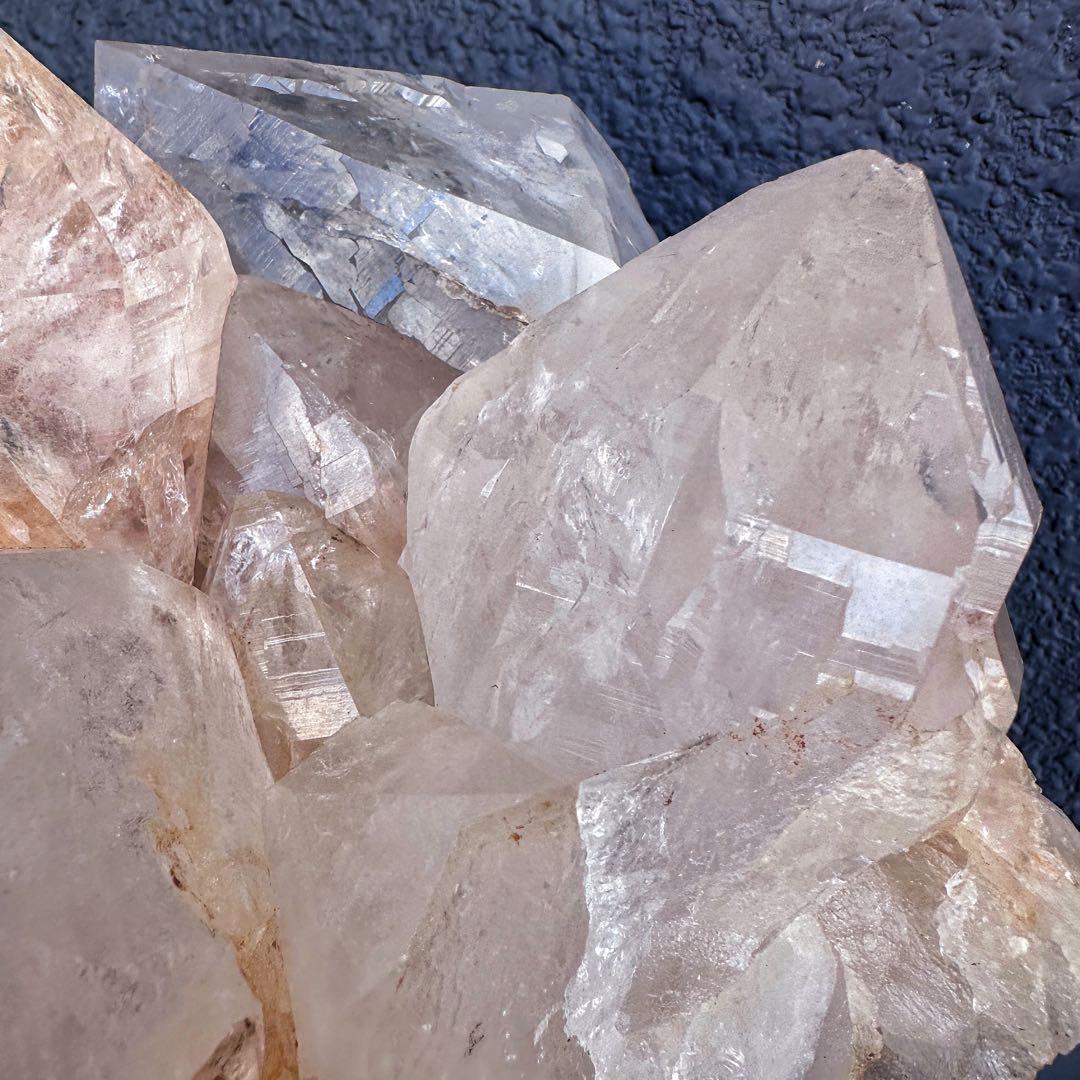 希少❗️超綺麗♡レインボー☆超強いパワー ヒマラヤ水晶 クラスター天然石A1445