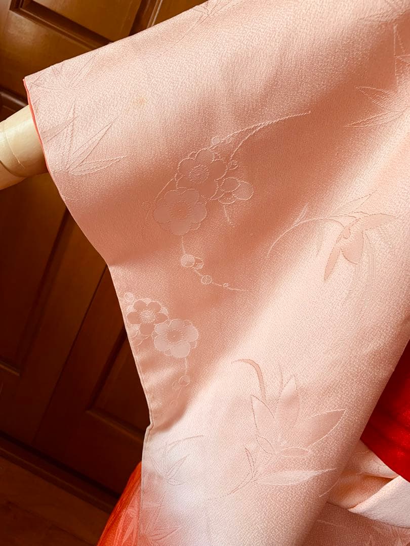 七五三　七歳の女の子のお支度　正絹手縫いのお振り袖フルセット　ハーフ成人式卒業式