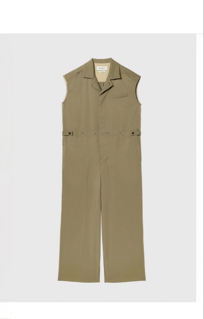 【新品未使用】DÉPAREILLÉ ウールツイルショートスリーブコンビネゾン