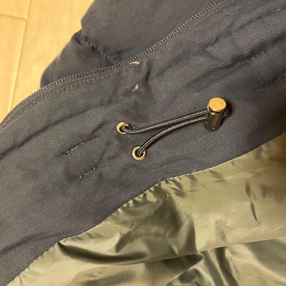 【23区】近年モデル　ダッフルダウンコート　2way ネイビー　38