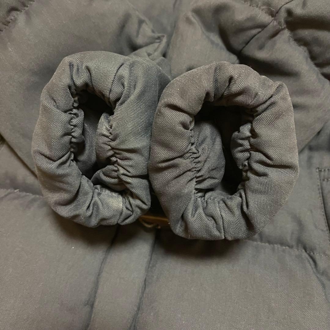 【23区】近年モデル　ダッフルダウンコート　2way ネイビー　38