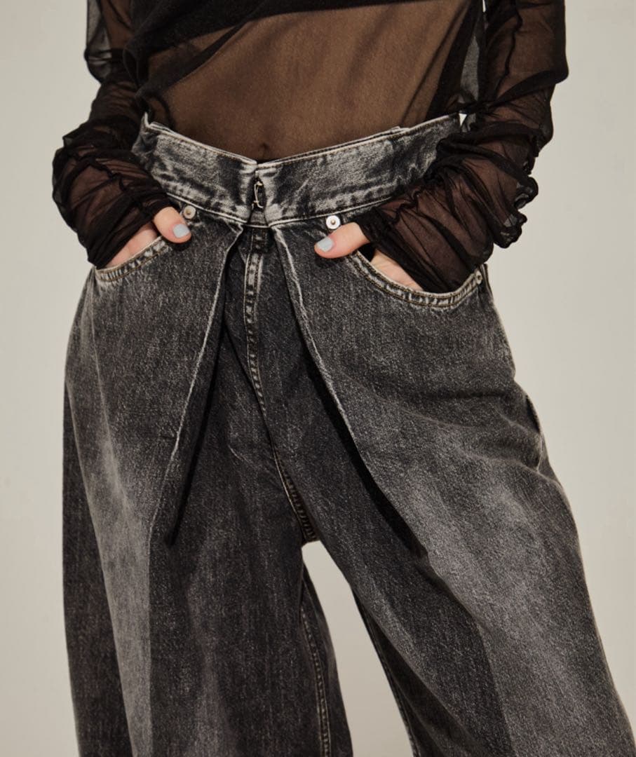 パンツ JOHN LAWRENCE SULLIVAN WASHED DENIM