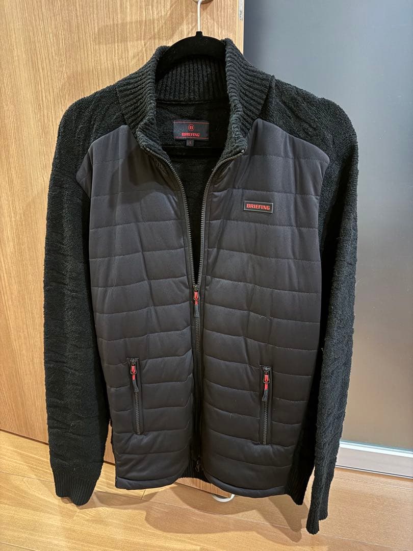 ブリーフィング　ニットジャケット　黒L
